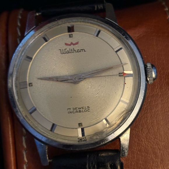 Waltham Other - Timeless 1950s Waltham Men's Swiss-Made 17-jewel Silver Watch